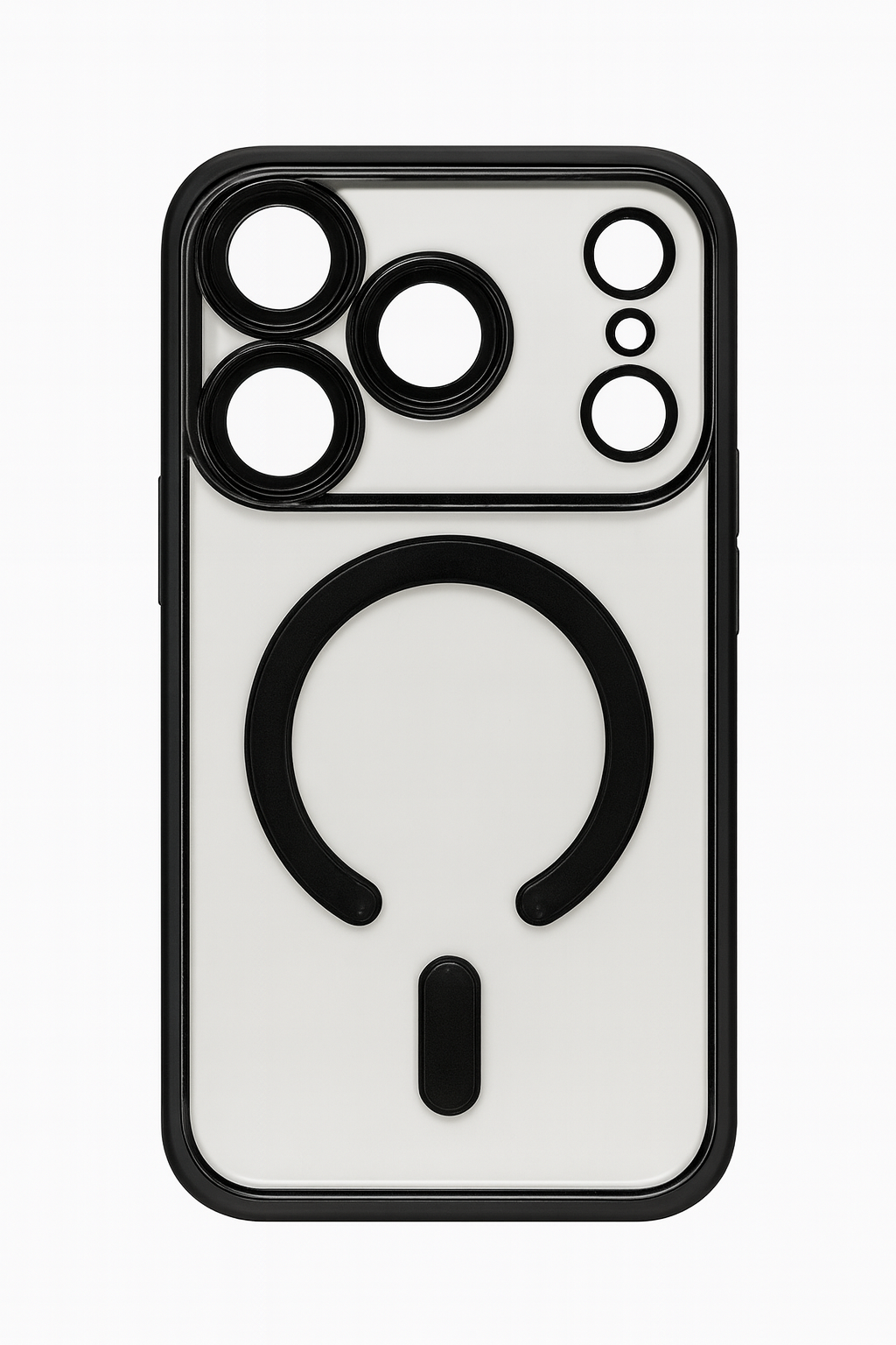 IPhone 17 Pro Hülle Magnetisch Magsafe Kameraschutz Schwarz Case Schutz