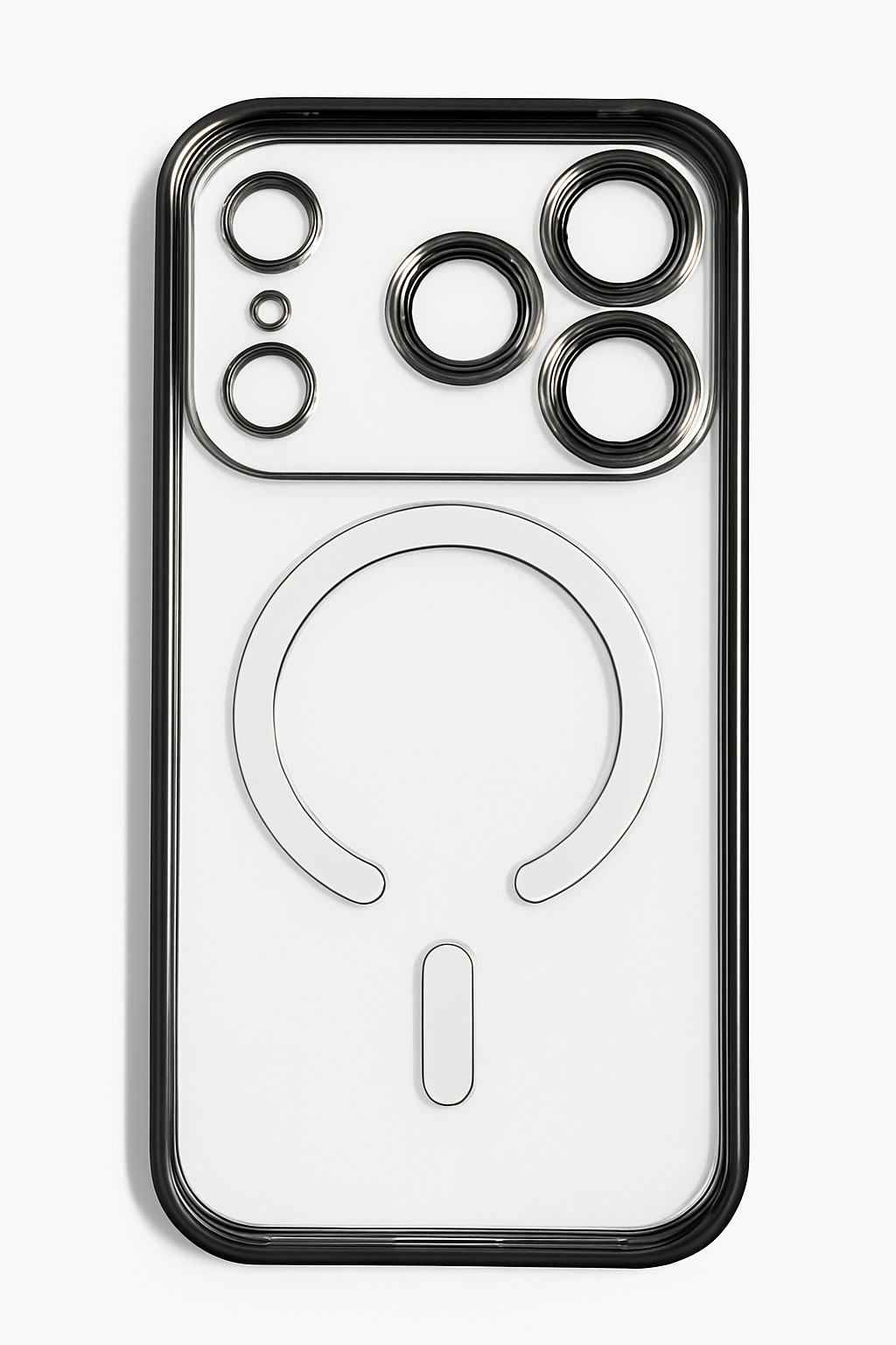 IPhone 17 Pro Hülle Magnetisch Magsafe Kameraschutz Schwarz Case Schutz